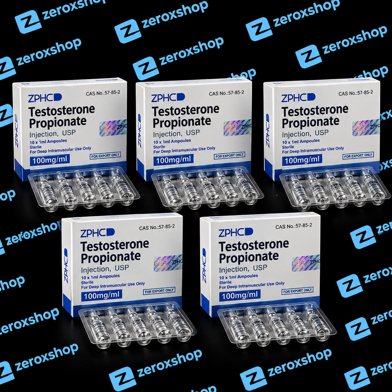 TESTOSTERON-P 50x1ml 100mg/ml ZPHC (5упаковок)